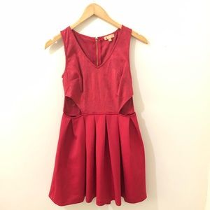 Little Cut-out Red Dress